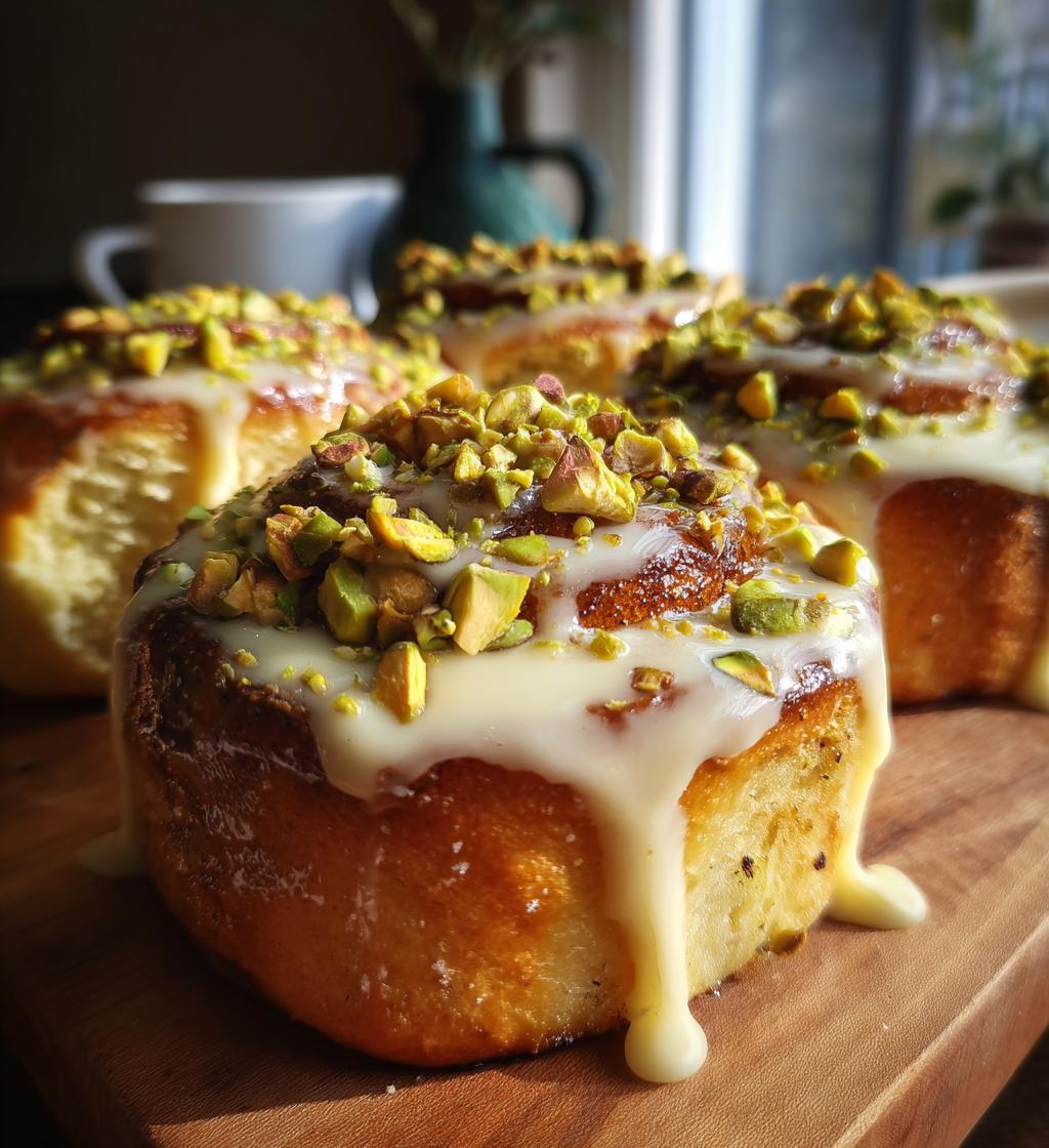 Pistachio Cinnamon Rolls