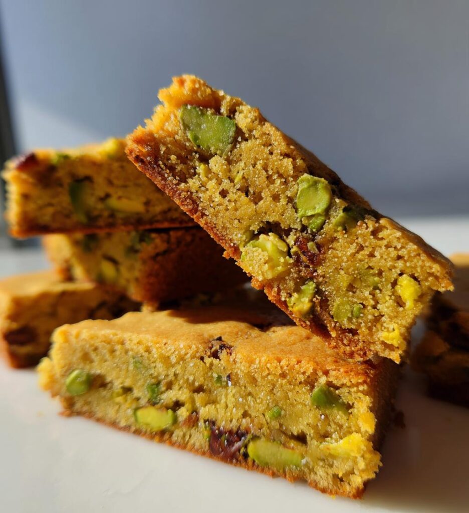 Pistachio Cookie Bars