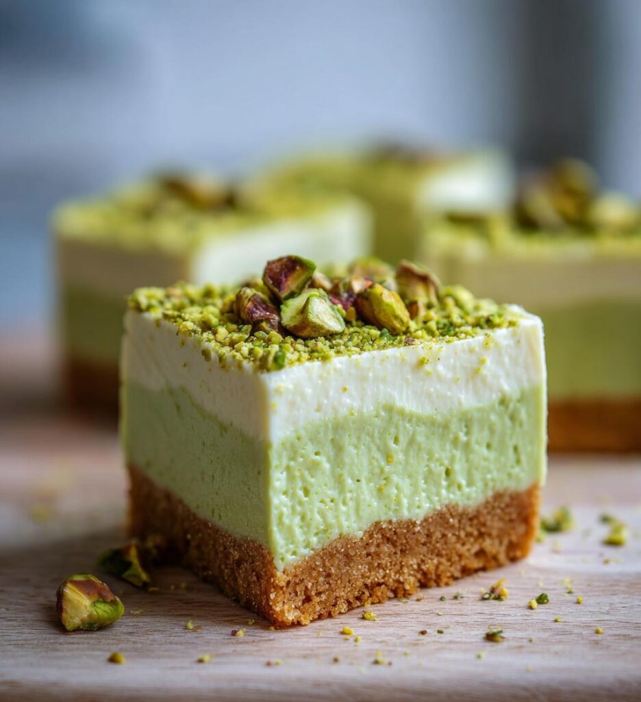 Pistachio Pudding Bars