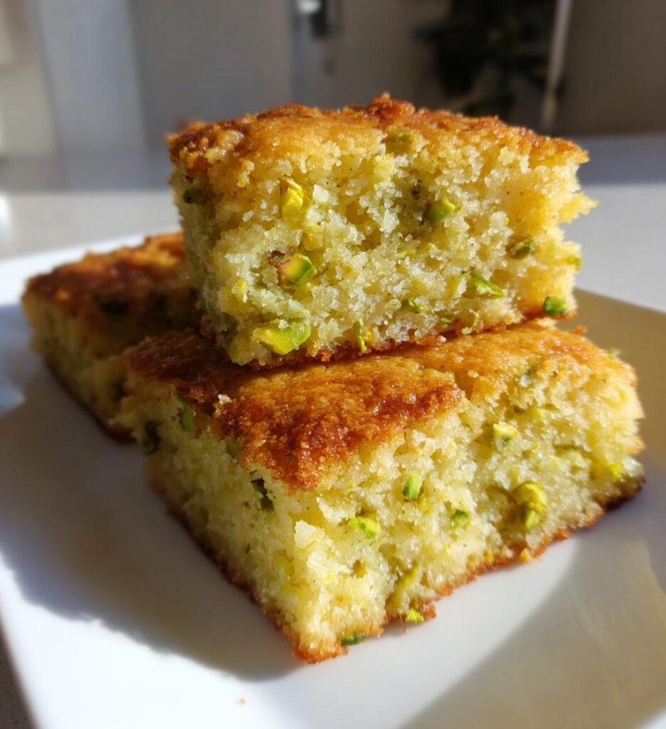 Pistachio Sugar Cookie Bars