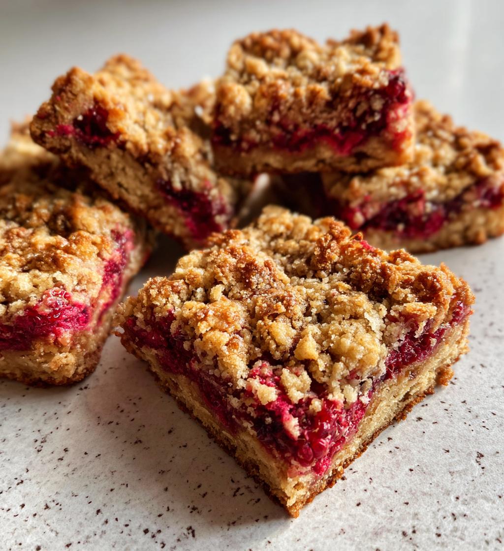 Raspberry Crumble Cookies