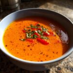 Red Pepper Gouda Soup