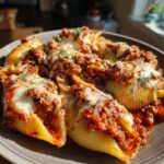 Ricotta Beef Stuffed Shells