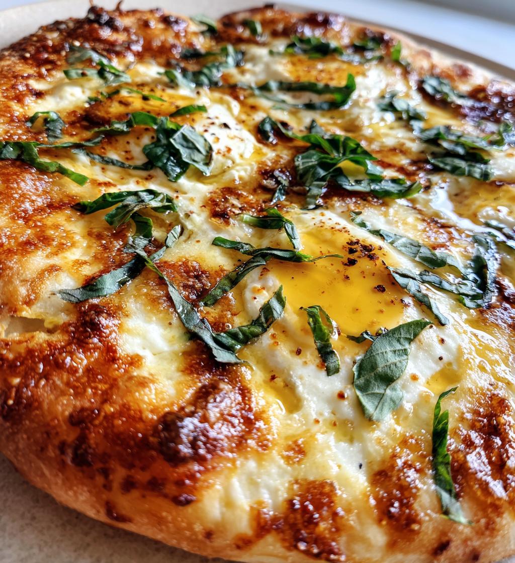 Ricotta Honey Pizza