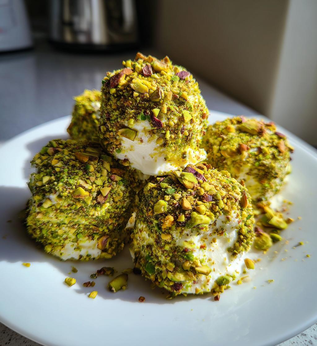 Ricotta Pistachio Bites