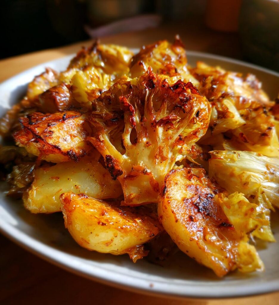 Roasted Cabbage Potatoes