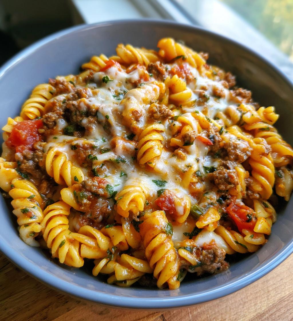 Rotel Pasta Ground Beef