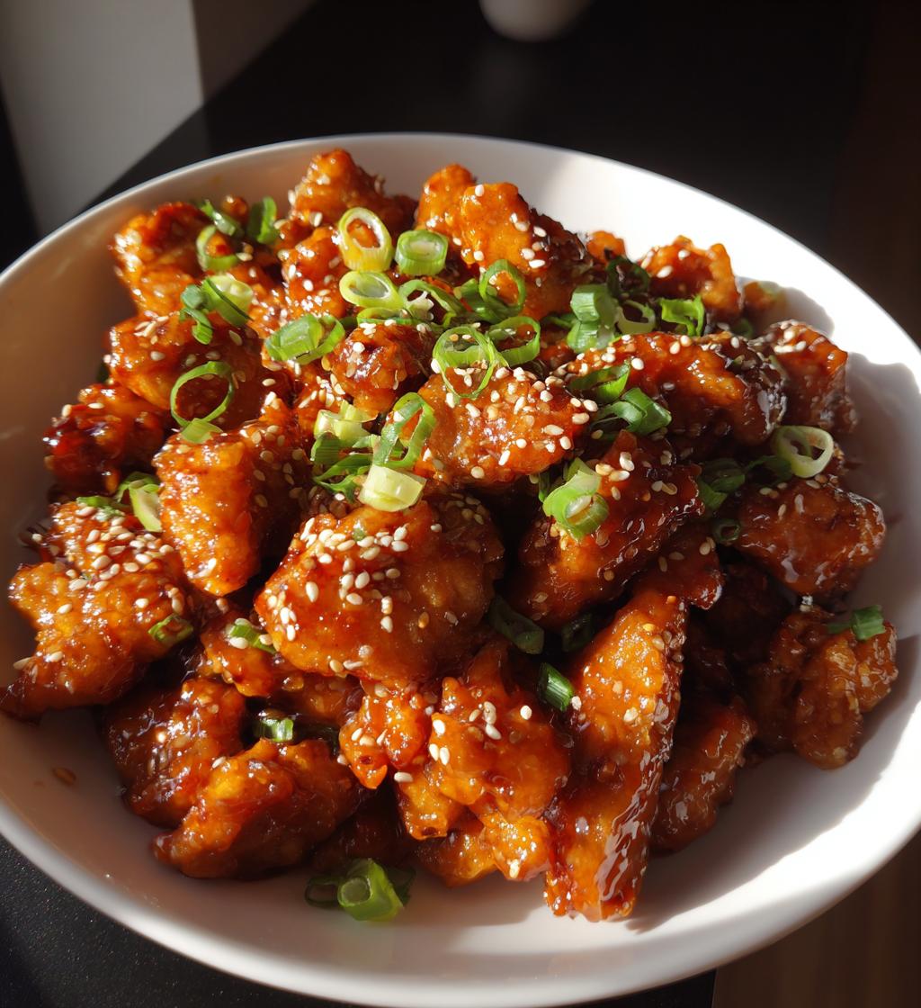 Sesame Honey Chicken