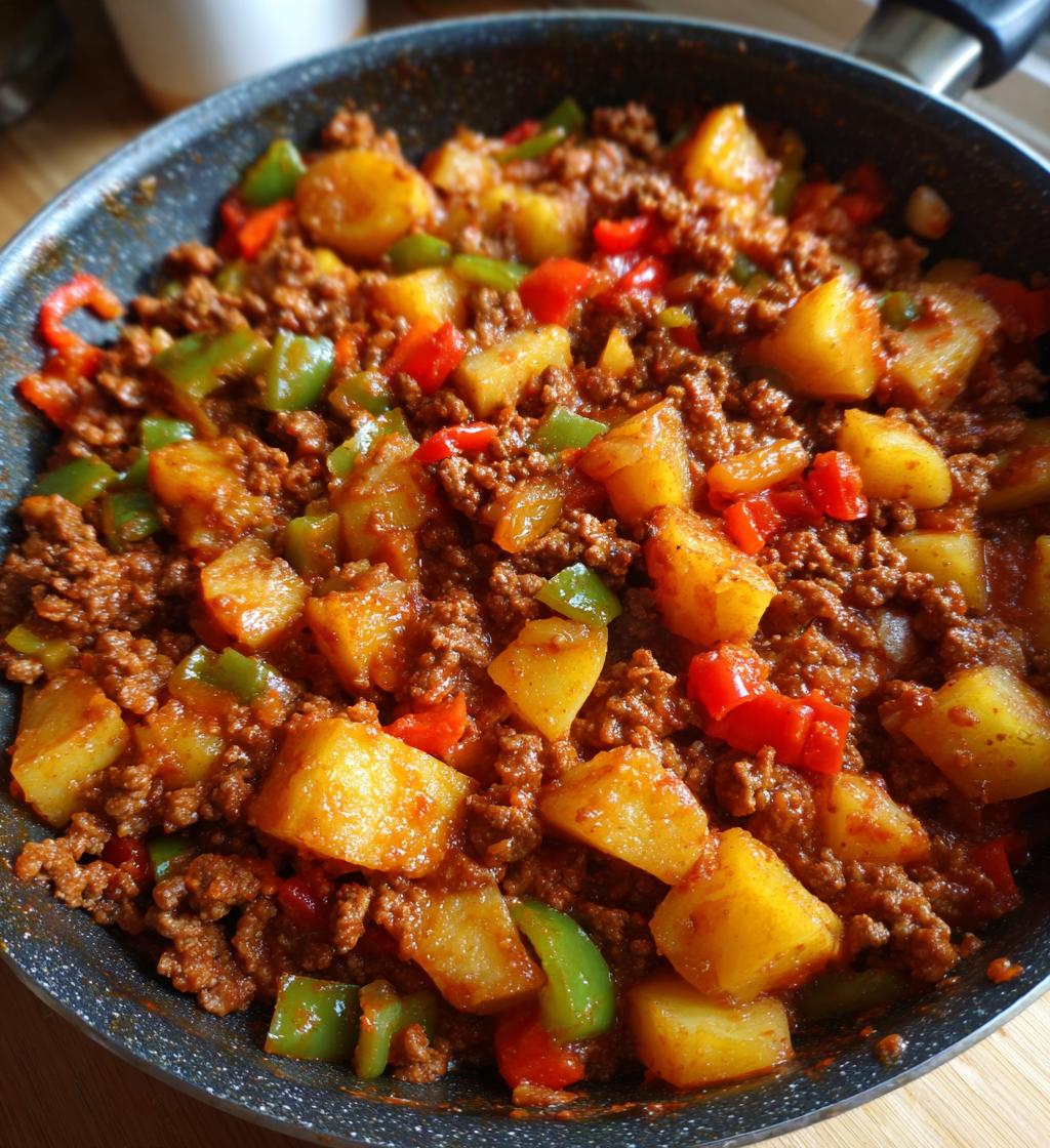Sloppy Joe Potato Skillet