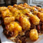 Sloppy Joe Tater Tot Casserole