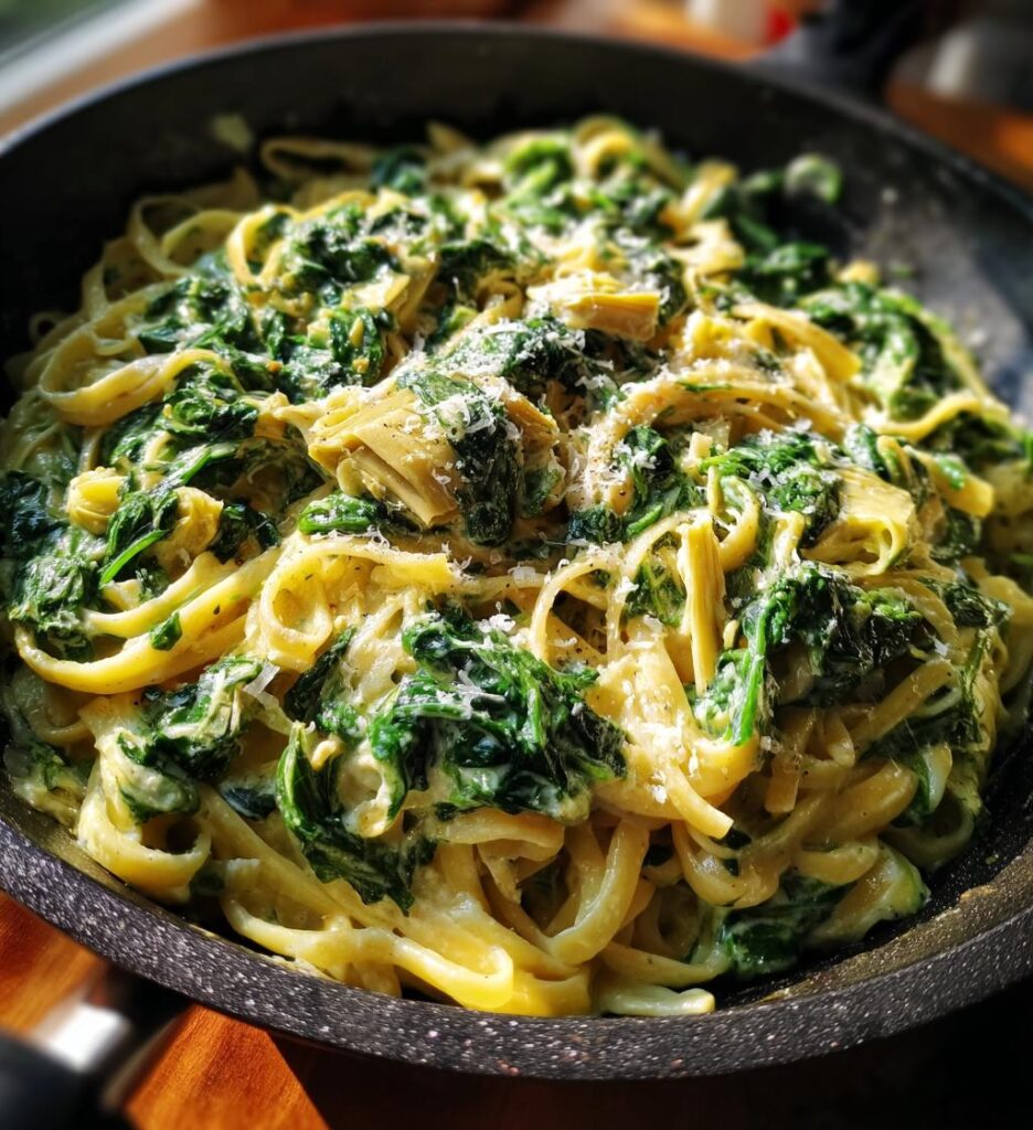Spinach Artichoke Pasta