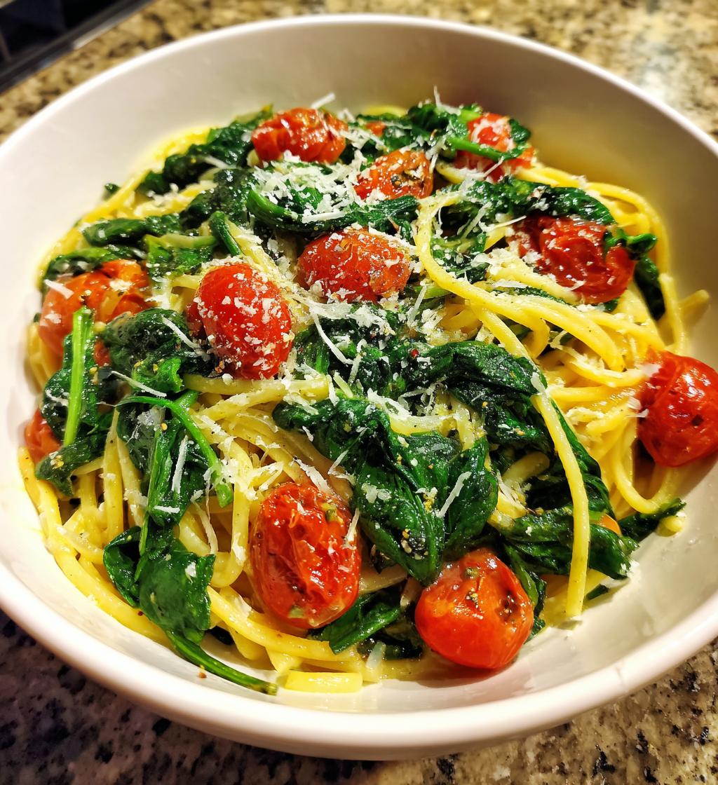 Spinach Tomato Pasta