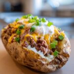 Steak Loaded Baked Potato
