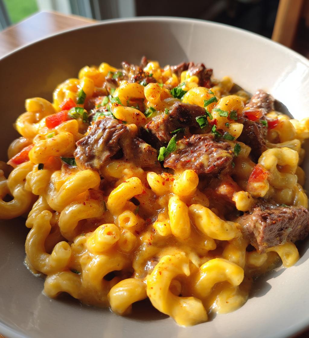 Steak Mac Cheese