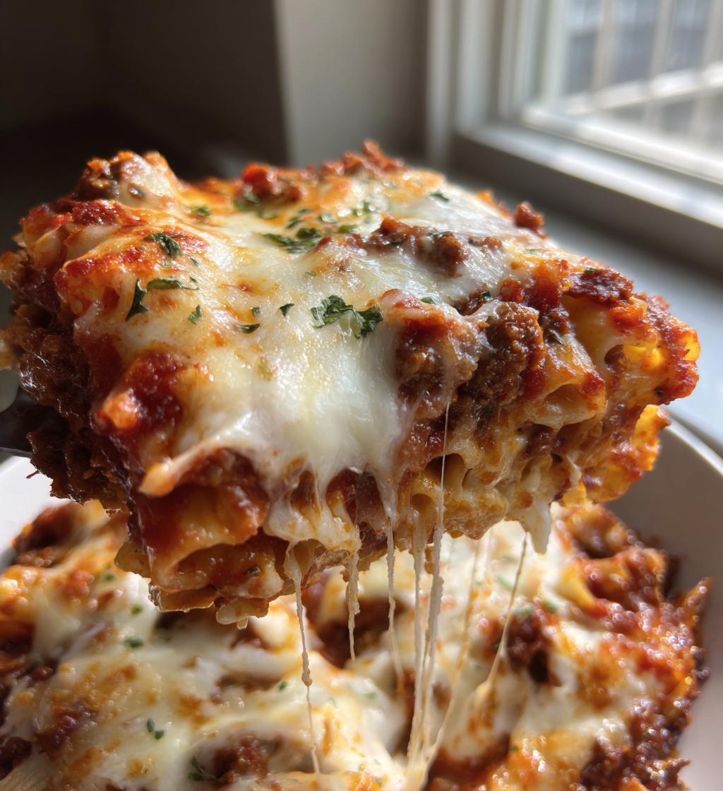 Steak Rigatoni Bake