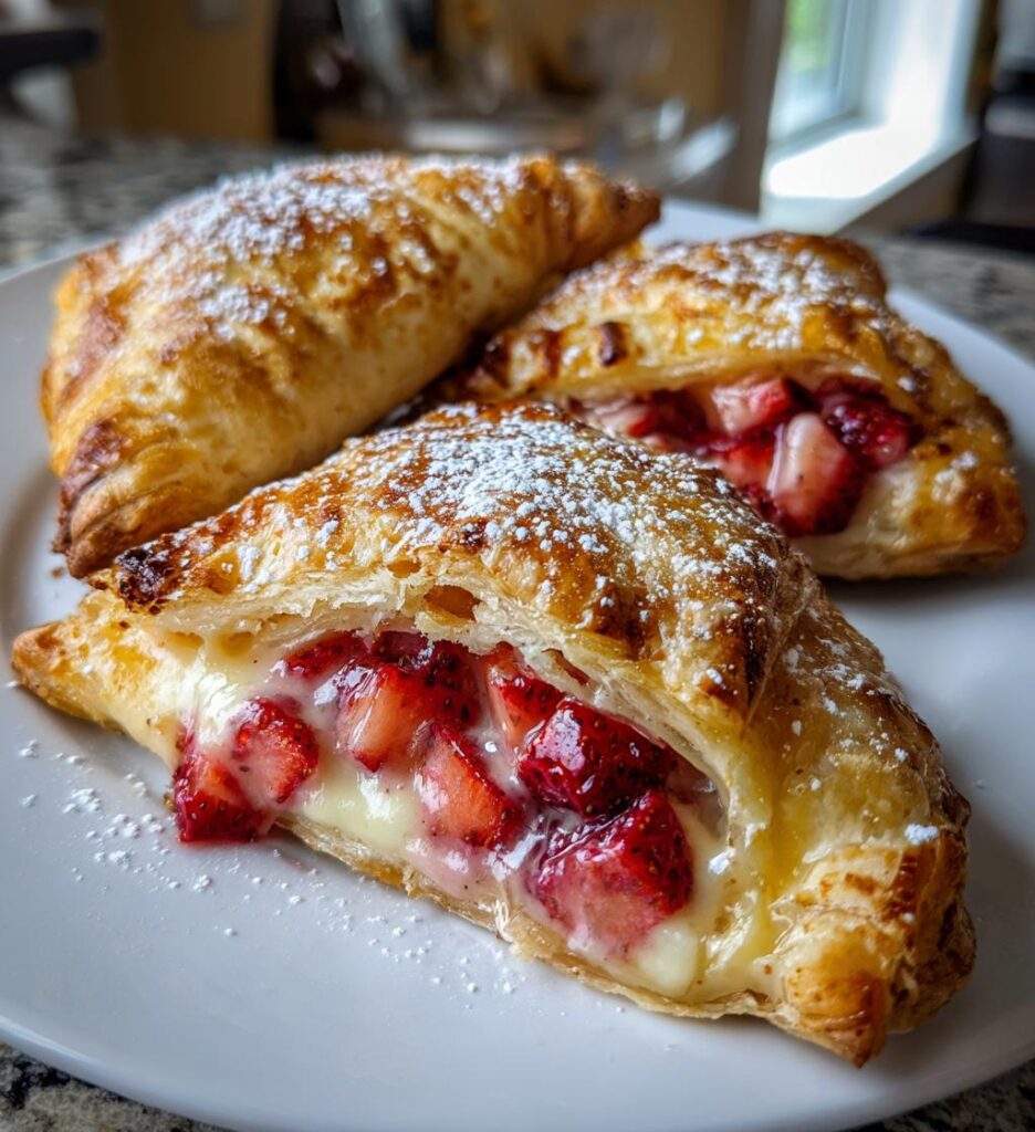 Strawberry Cheesecake Turnovers