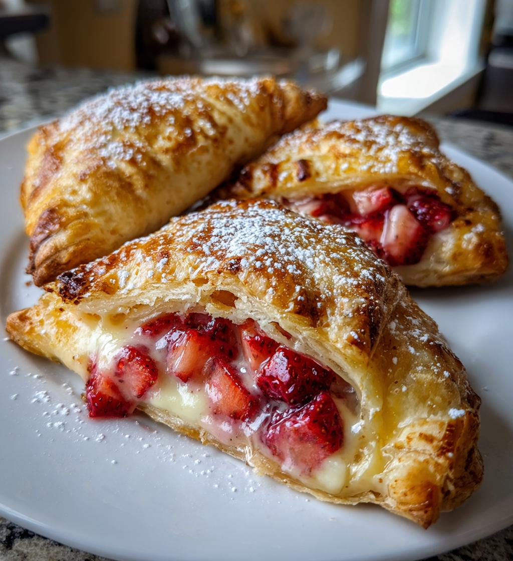 Strawberry Cheesecake Turnovers