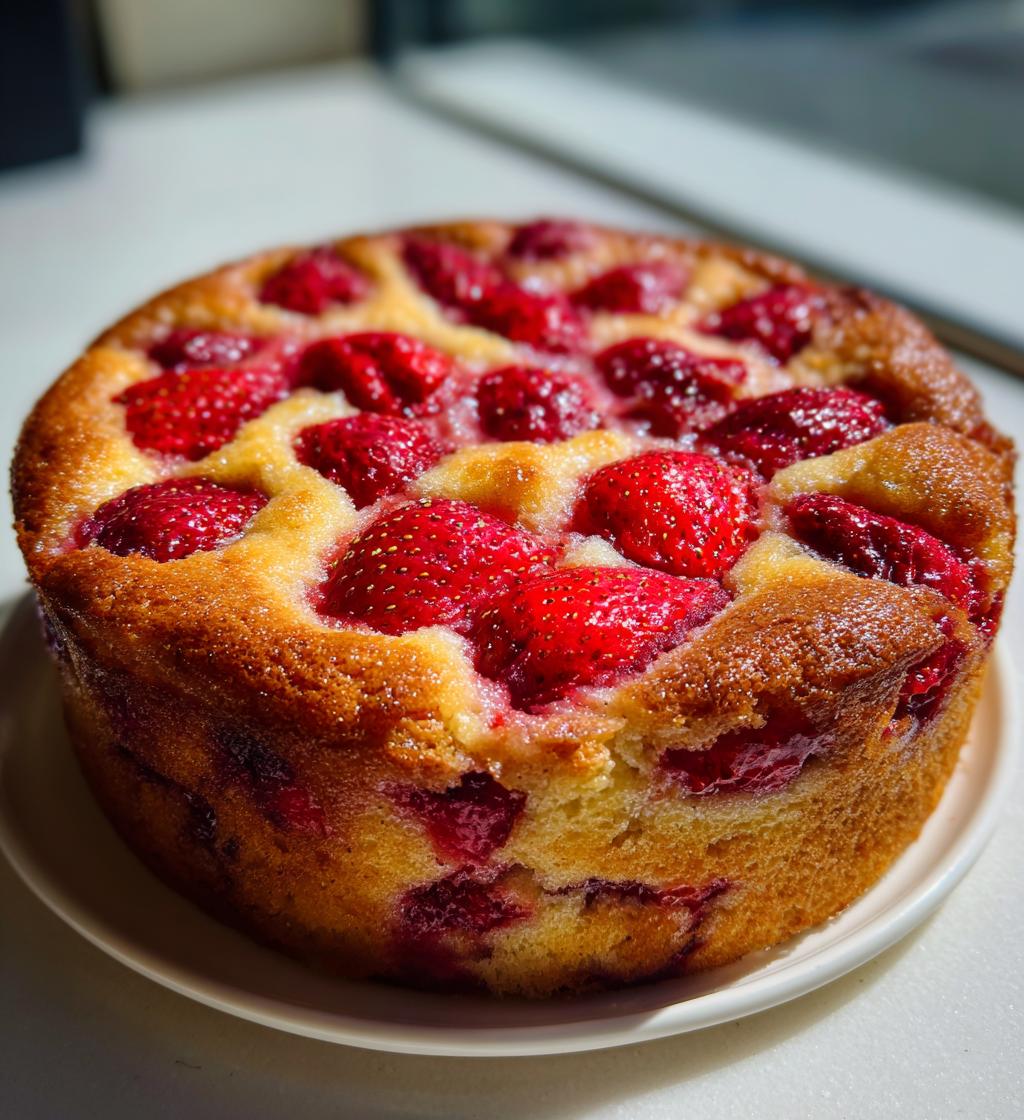 Strawberry Dump Cake