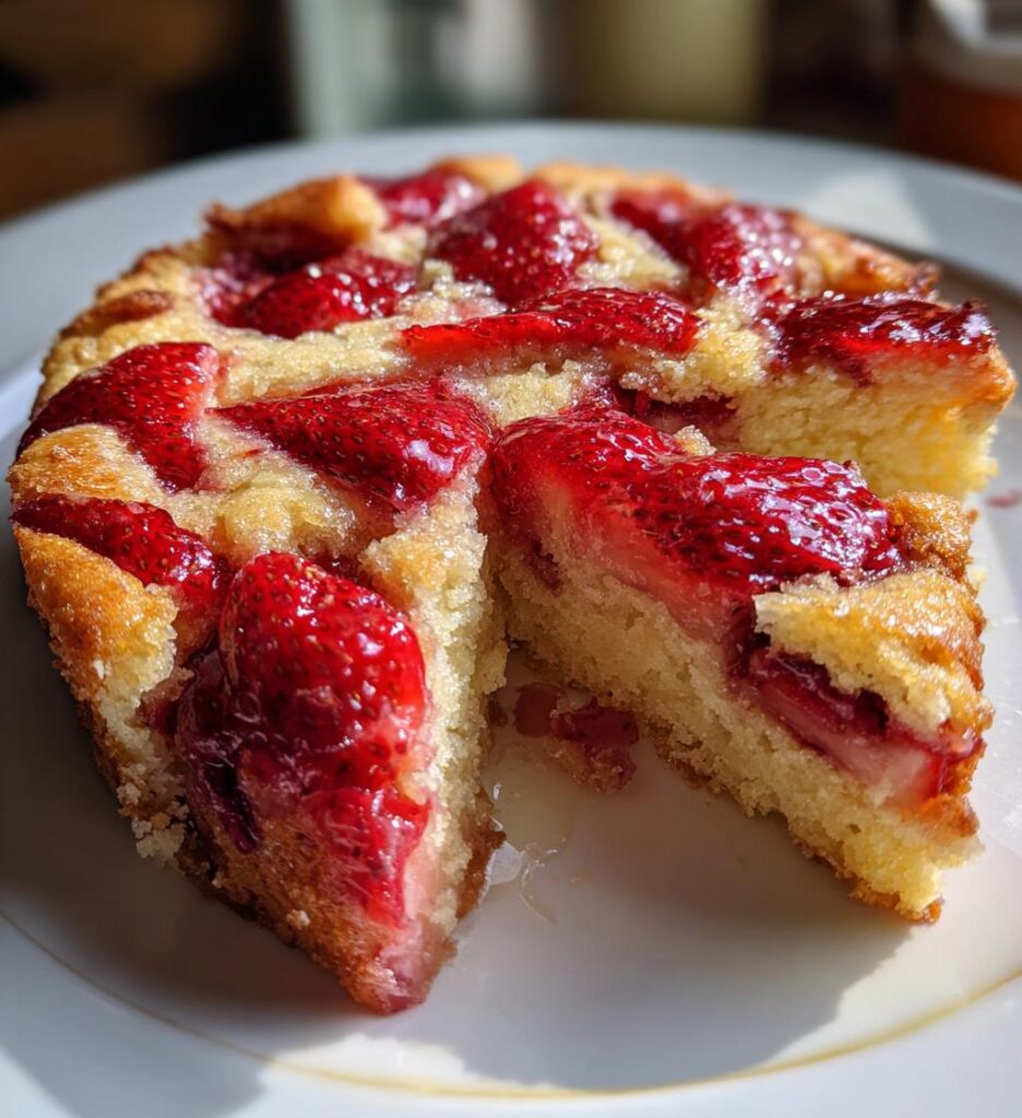 Strawberry Dump Cake
