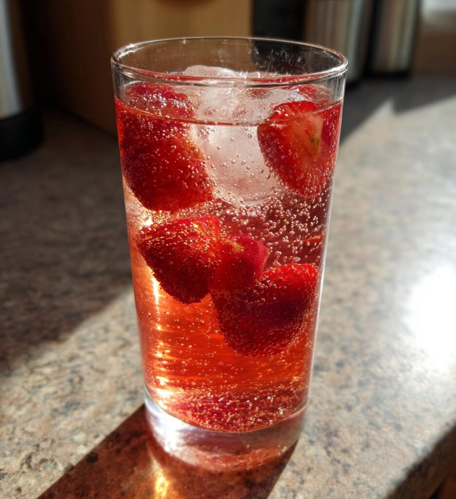 Strawberry Soda Drink