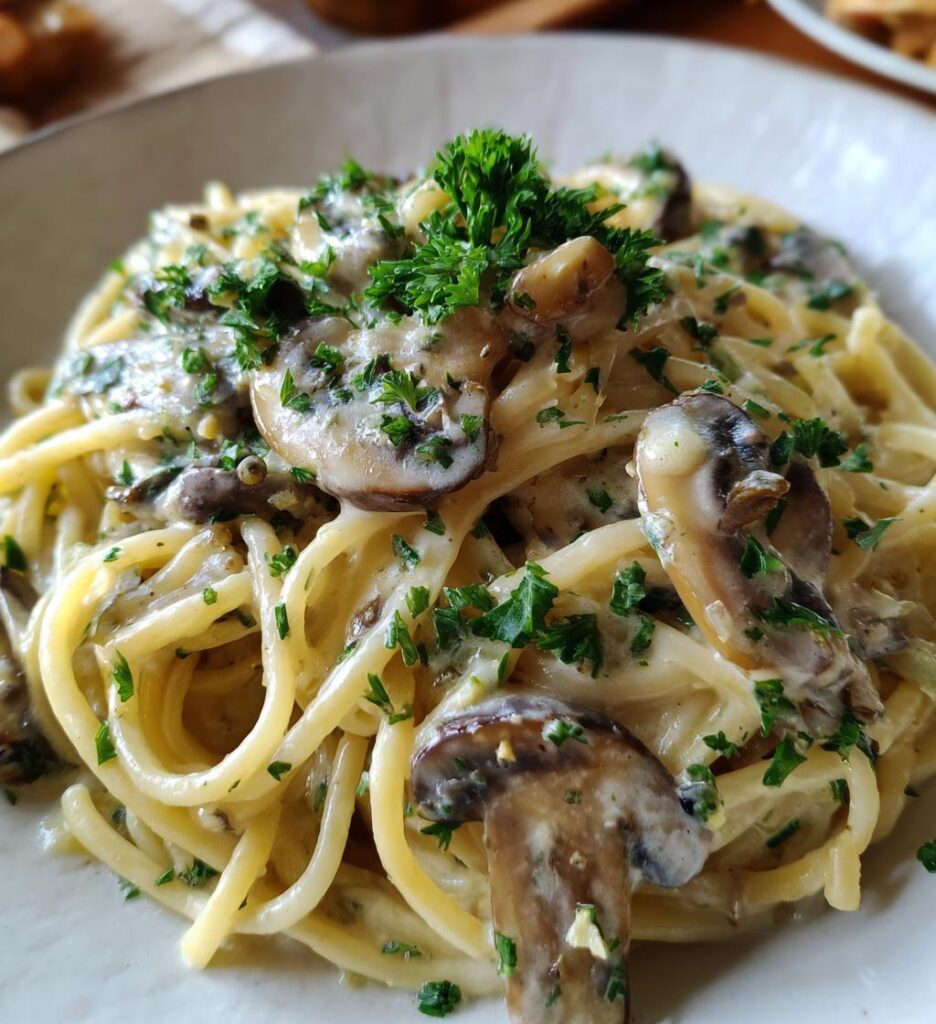 Tuscan Mushroom Pasta