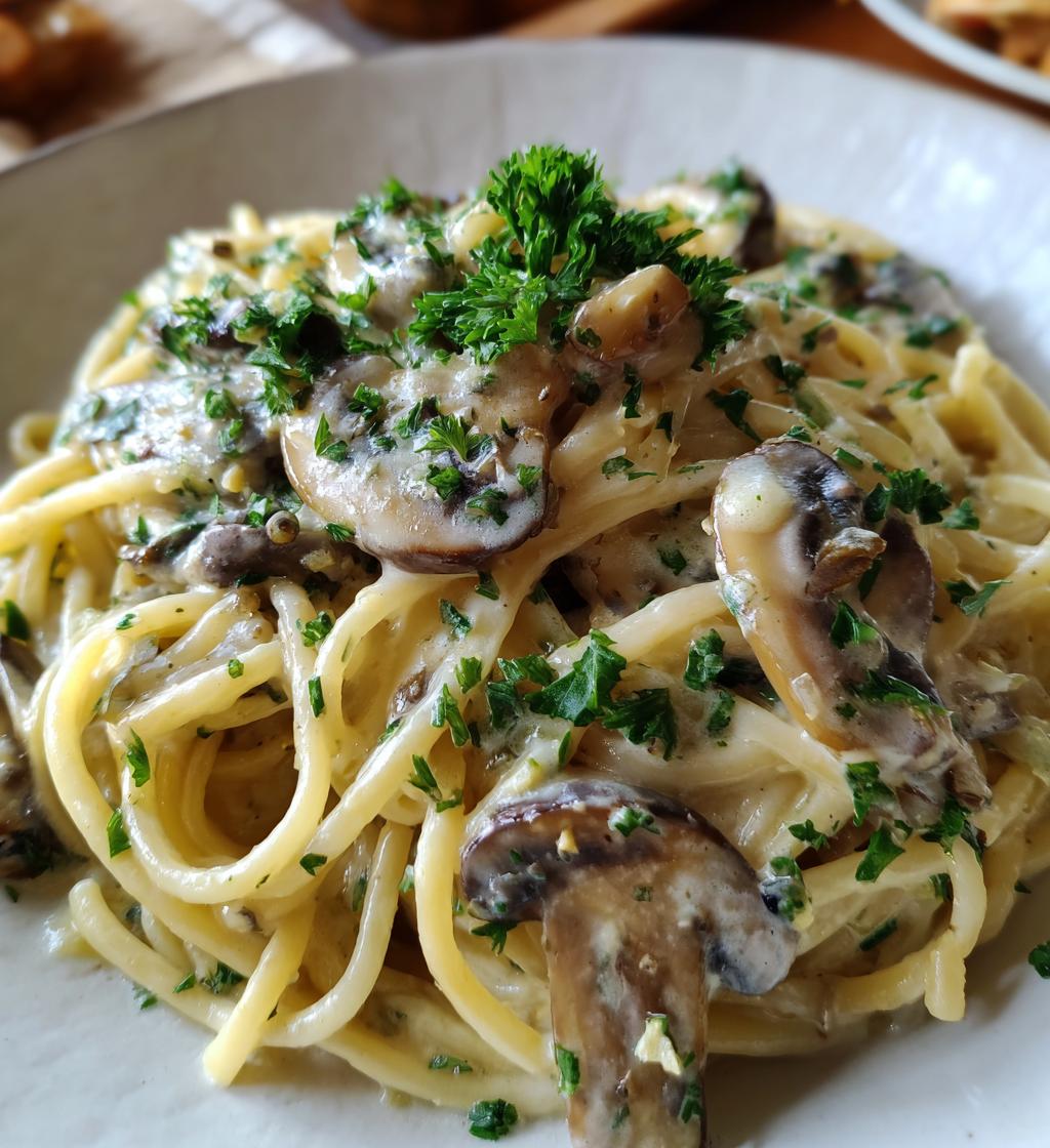 Tuscan Mushroom Pasta