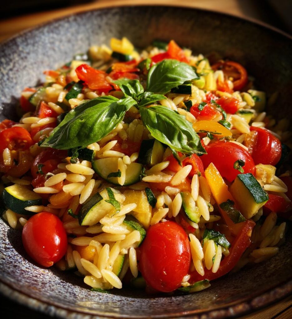 Veggie Orzo
