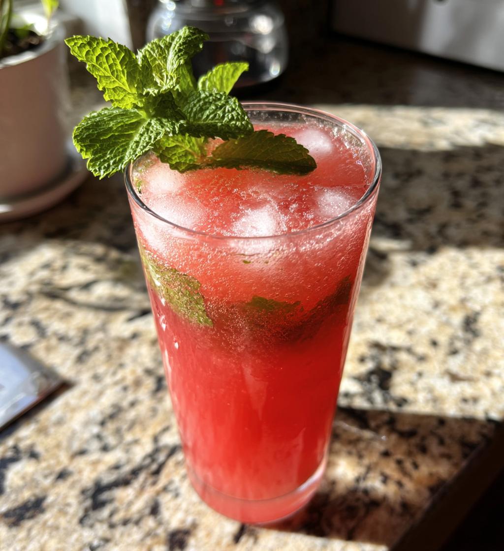 Watermelon Tea Cooler