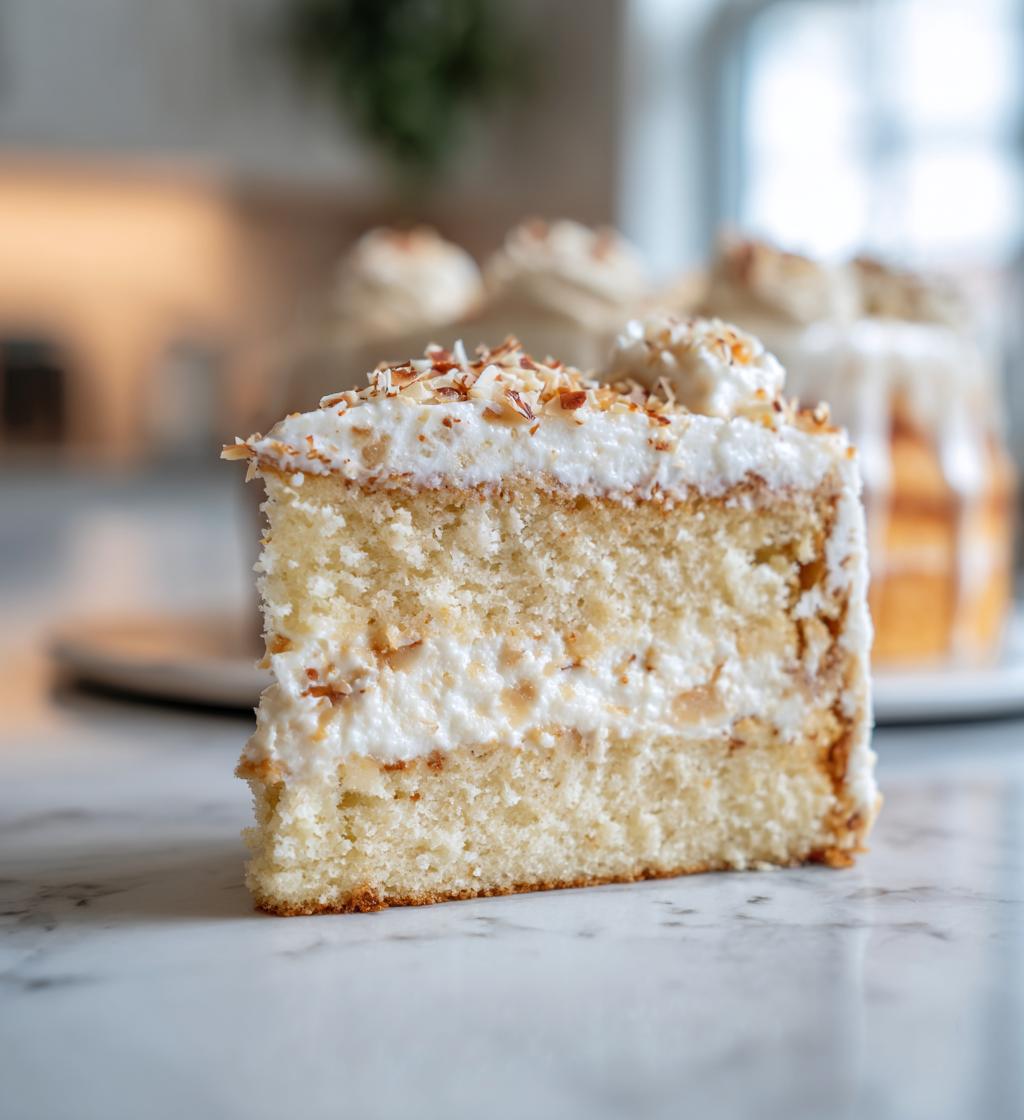 Almond Cream Cake