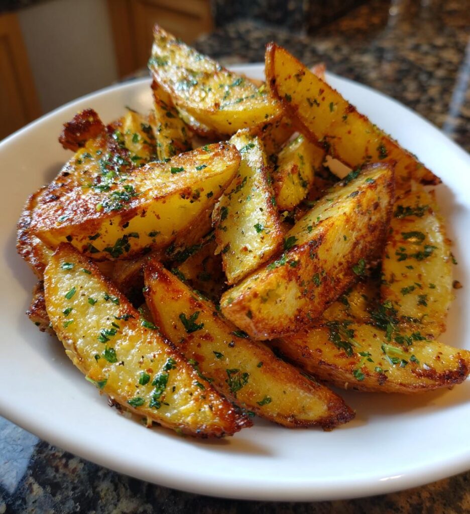 Authentic Greek Potatoes Crispy Lemon