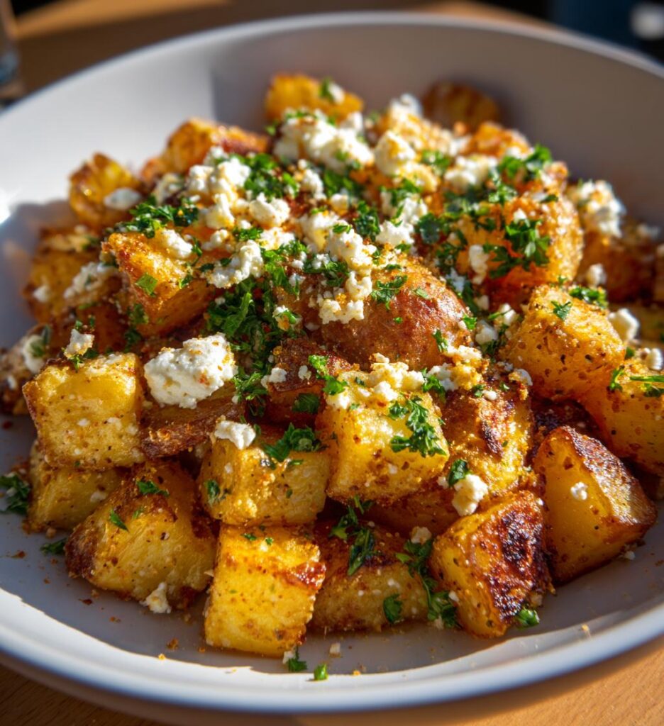 Baked Feta Roast Potatoes