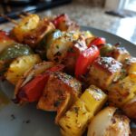 Baked Pineapple Chicken Kabobs