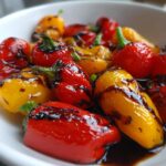Balsamic Roasted Mini Sweet Peppers