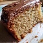 Banana Cake with Nutella Buttercream Frosting
