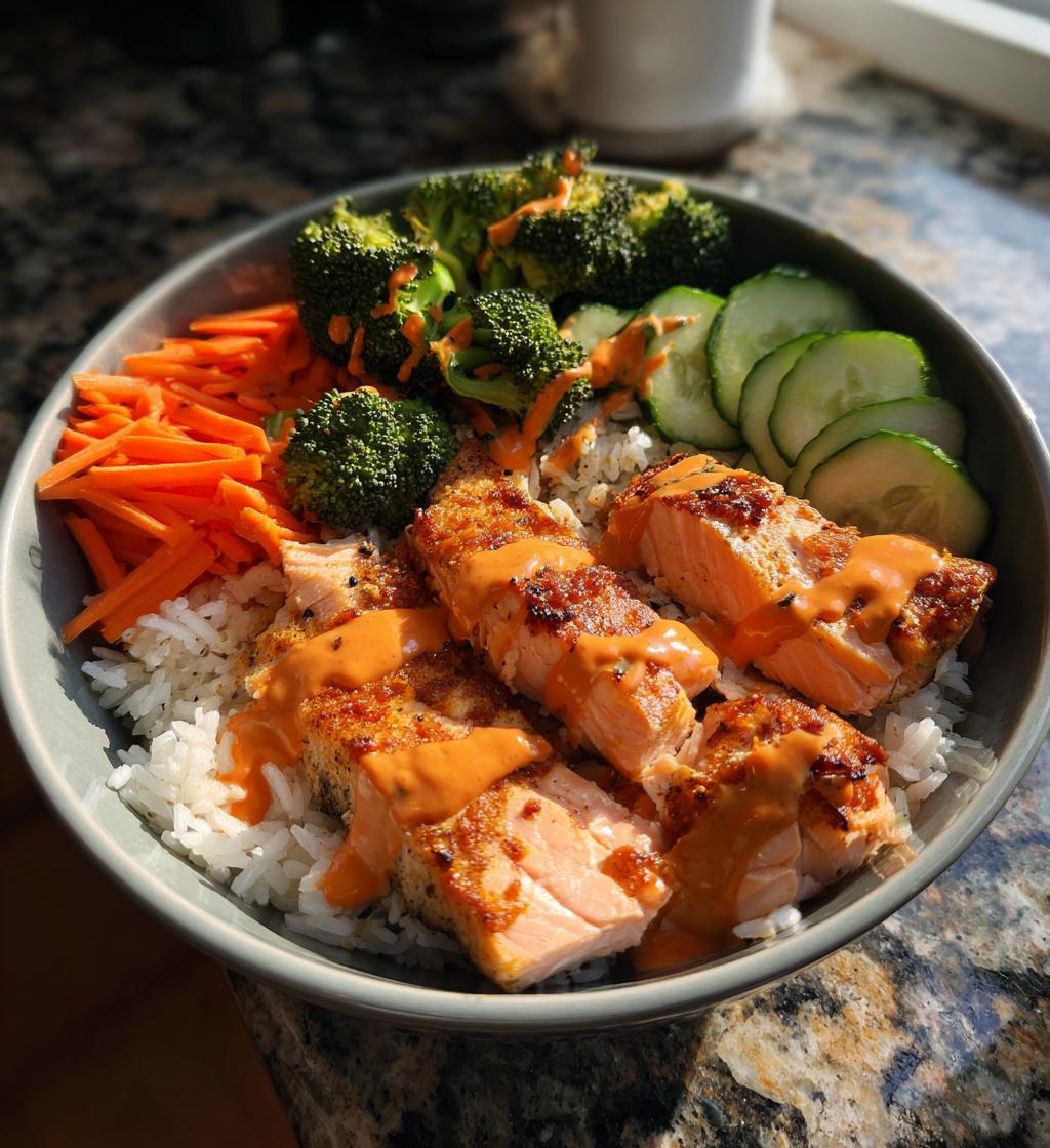 Bang Bang Salmon Bowls