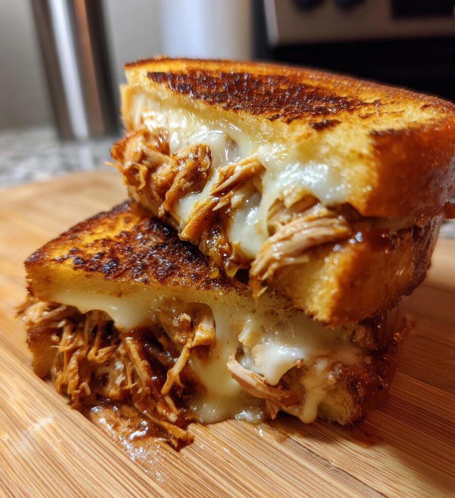 BBQ Chicken Grilled Cheese