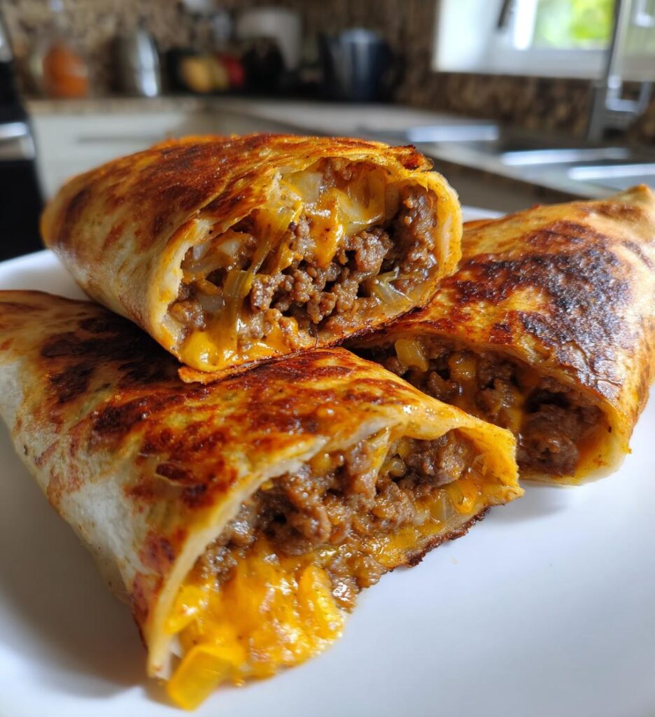 Beef Chimichangas