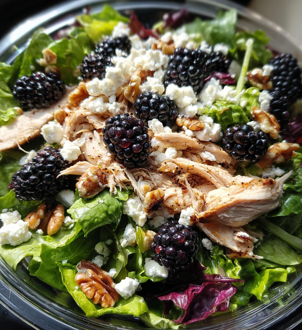 Blackberry Chicken Salad