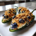 Blueberry Brie Jalapeno Poppers