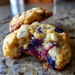 Blueberry Lemon White Chocolate Chip Cookies