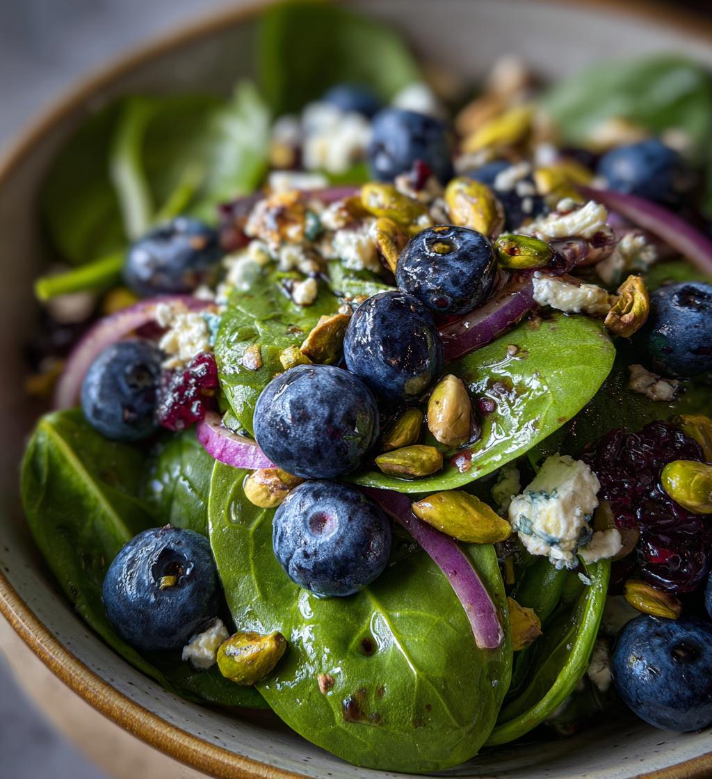 Blueberry Pistachio Spring Salad