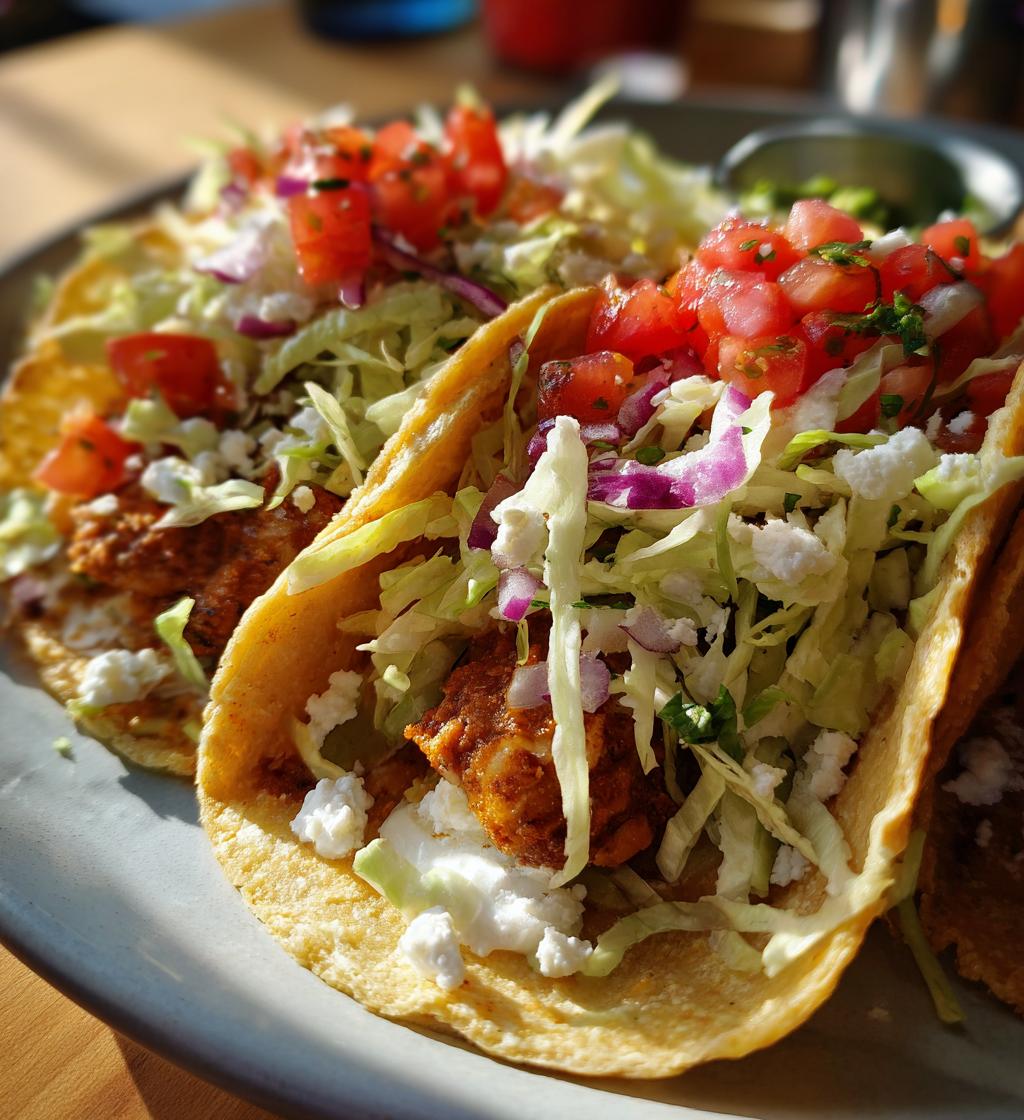 Buffalo White Bean Tacos