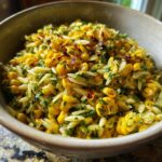 Charred Corn Orzo Salad with Scallion Dill Dressing