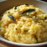 Cheddar Risotto with Fresh Sage
