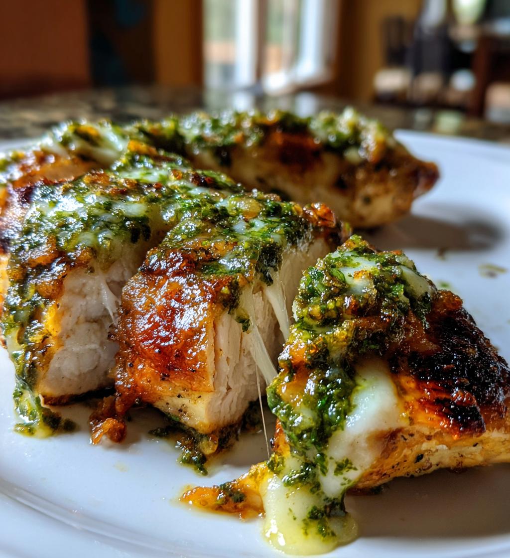 Cheesy Grilled Salsa Verde Pepper Jack Chicken