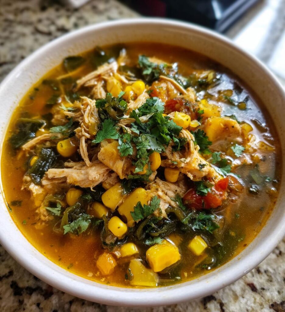Chicken Poblano Soup