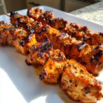 Chipotle Honey Chicken Skewers