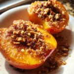 Cinnamon Sugar Baked Peaches