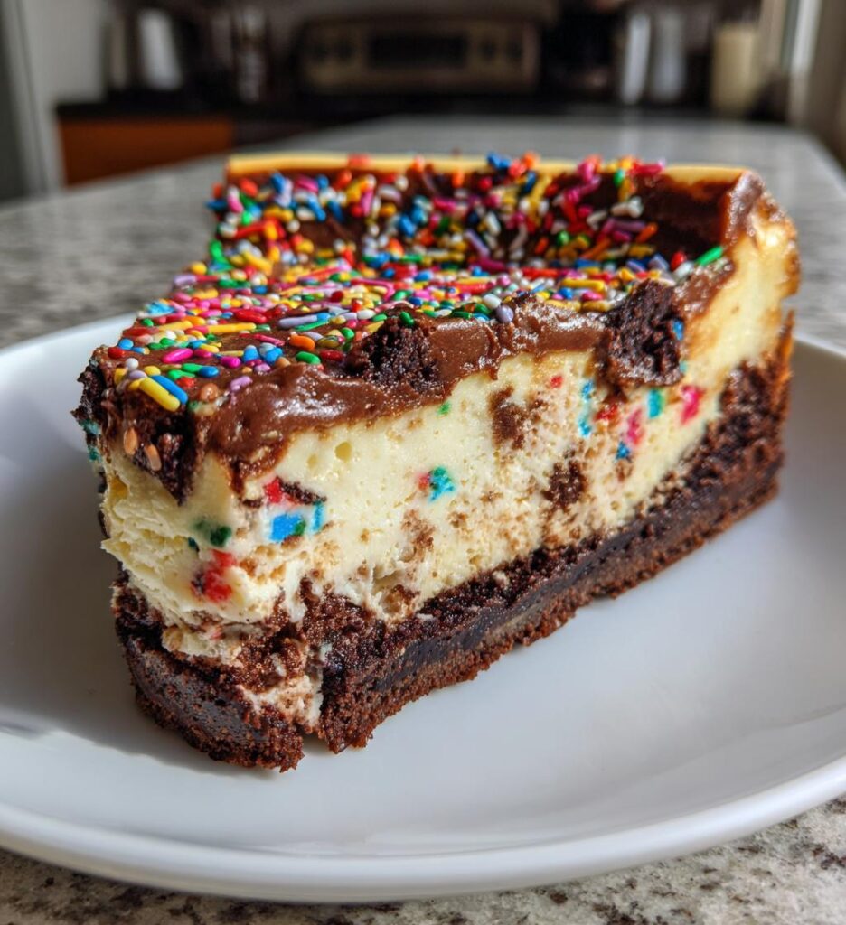 Cosmic Brownie Cheesecake