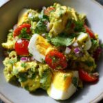 Creamy Avocado and Egg Delight Salad
